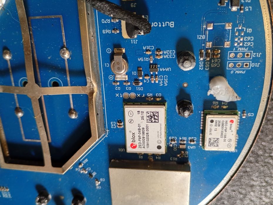 GNSS RTK платы QUATTRO (u-blox ZED-F9P + NEO-F9P) — 2 шт. под ремонт/доноры