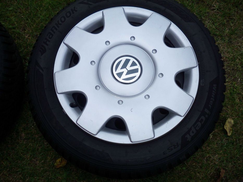16 vw golf 5 ,6 ,7 touran caddy zima hankook 24r jak nowe 5x112