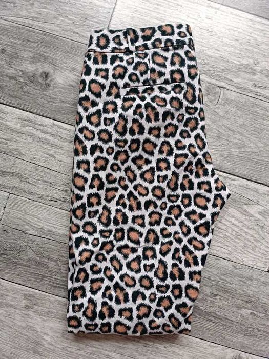 Spodnie damskie legginsy rurki pants Michael Kors panterka