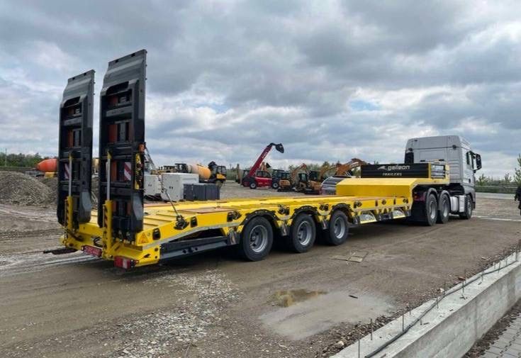 Трал 45 тонн, аренда, доставка грузов, спецтехника, эвакуатор Дніпро