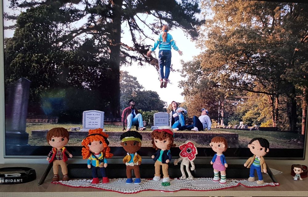 Stranger Things Feito à mão em Amigurumi