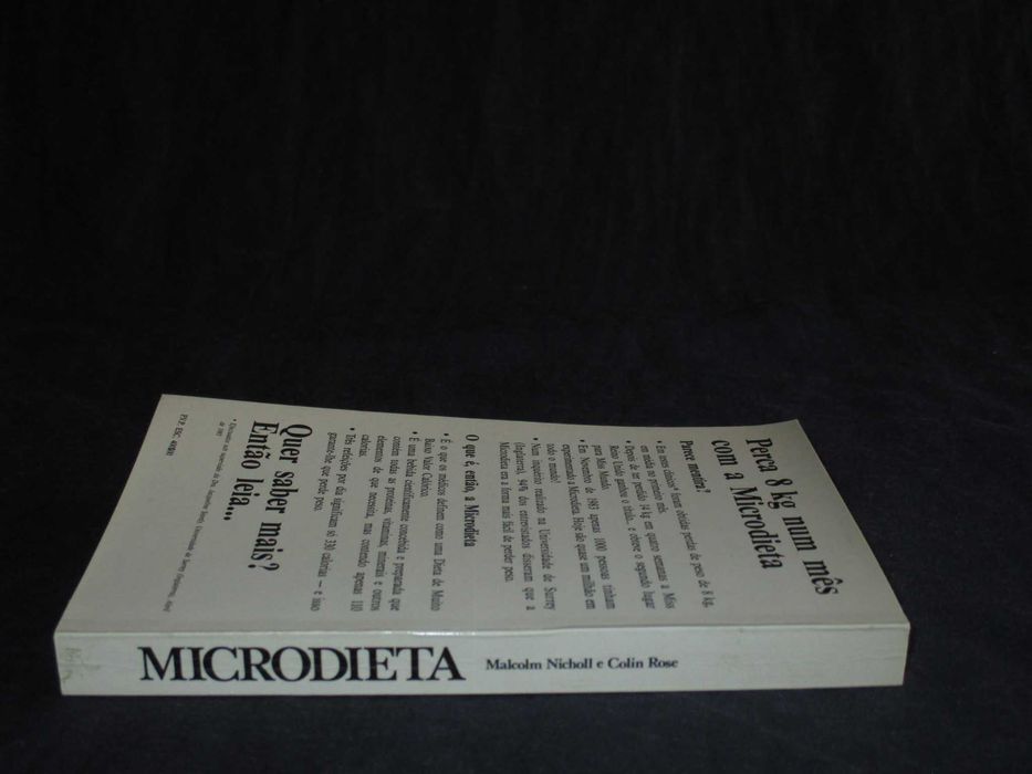 Livro Microdieta Como emagrecer com 330 calorias