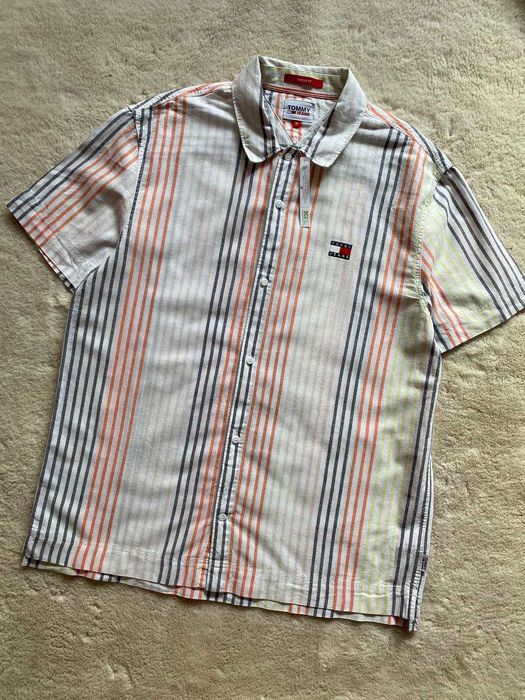 Tommy Hilfiger лляна теніска, сорочка поло, поло