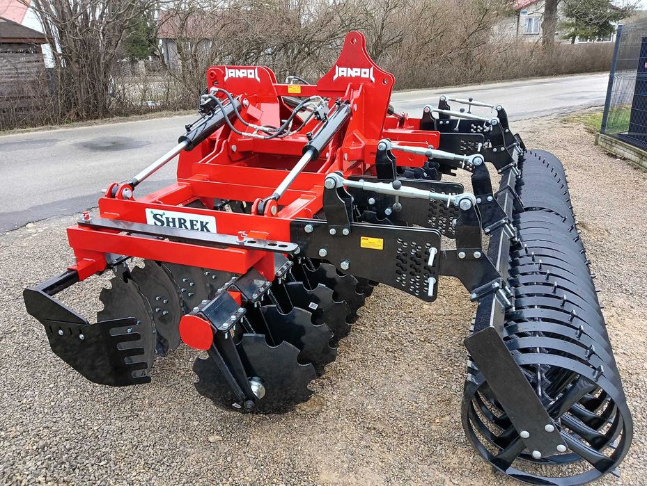 BRONA TALERZOWA JANPOL ciężka/ 4m/5m 4 siłowniki/ wał daszkowy fi600