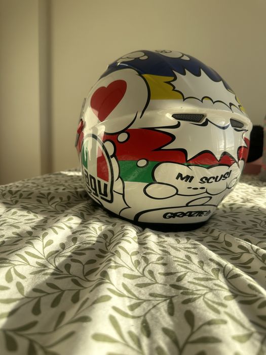 Capacete AGV em muito bom estado