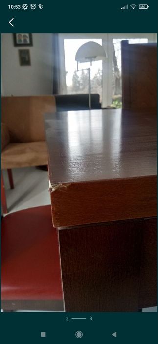 Rozkładany stół i 4 krzesła