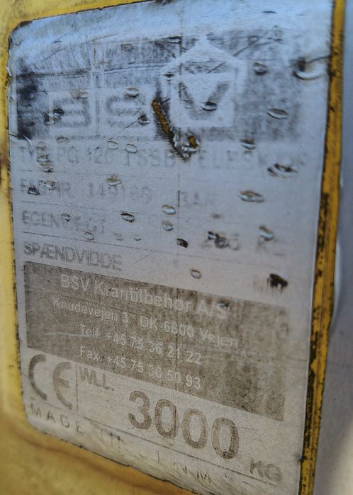 Widły HDS BSV PG 120/3 SSB 3000 - udźwig 3000 kg