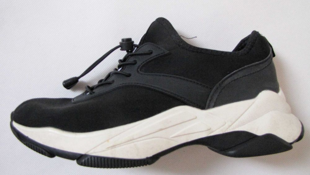 Czarne sneakersy damskie 40