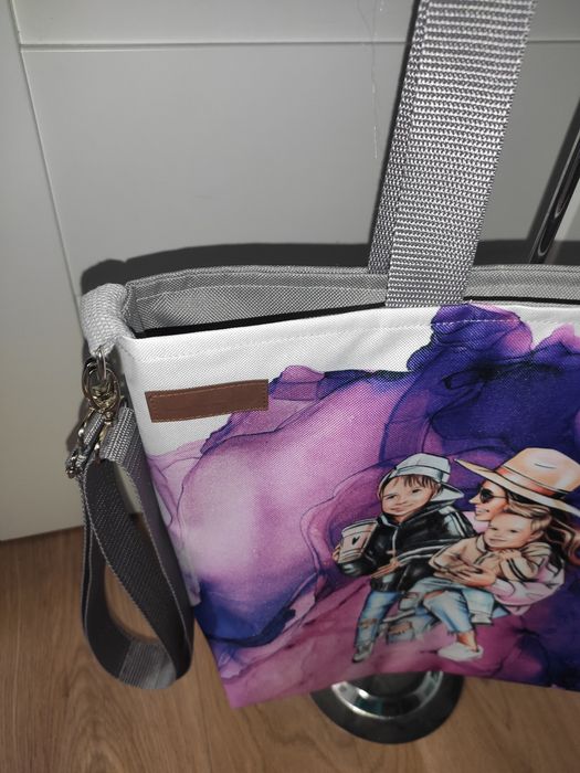 Torebka dla mamy torba mama i dzieci mama i dwóch synów torba mama syn