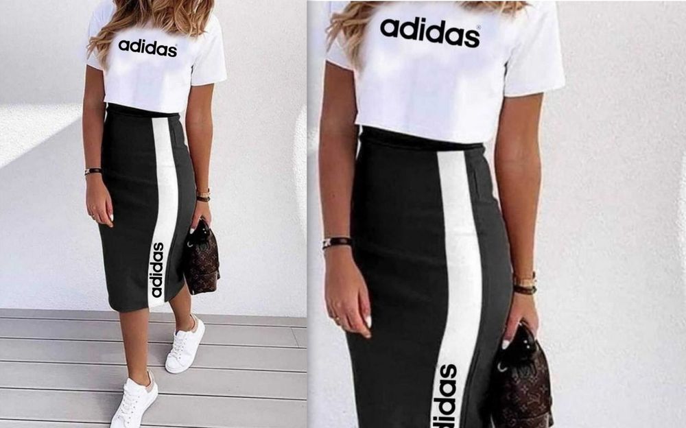 M.L.XL-Damski komplet ze spódnicą .