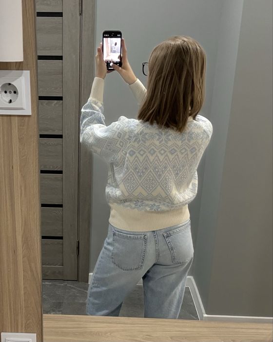 Жіночий в’язаний зимовий светр від бренду House, розмір XS