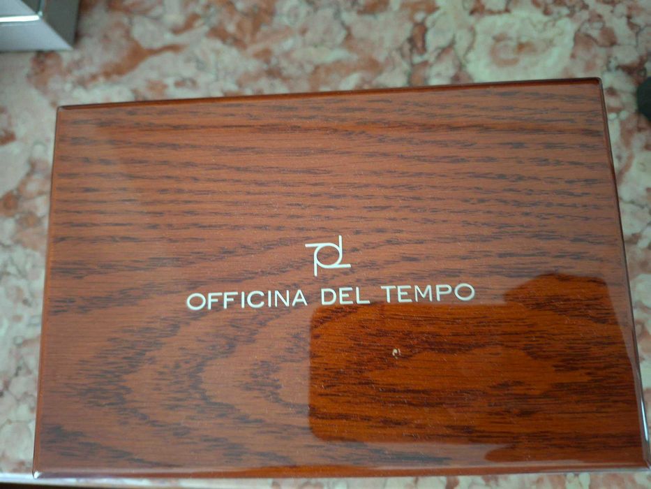 Relógio pulso oficina Tempo _Marrakech, pulseira pele azul, como novo