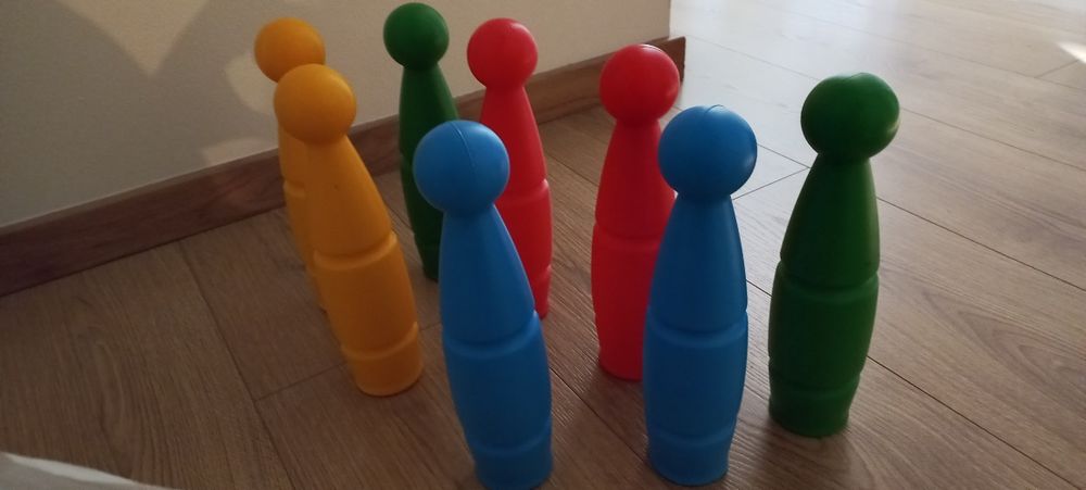 Kręgle plastikowe 8 szt.