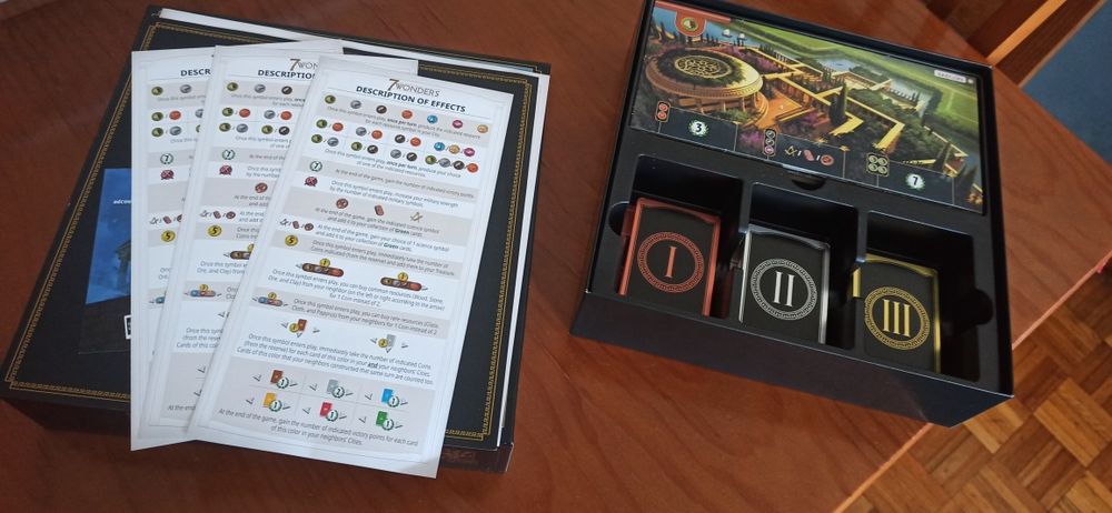 Jogo de tabuleiro 7 Wonders 2a Edição (ING) c/NOVO