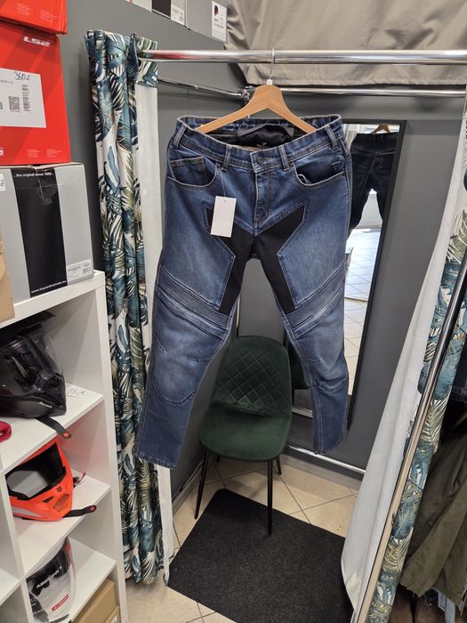 Jeansy motocyklowe Rebelhorn Eagle 3 Fit niebieskie  W32 L32