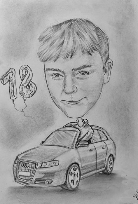 Karykatura ze zdjęcia