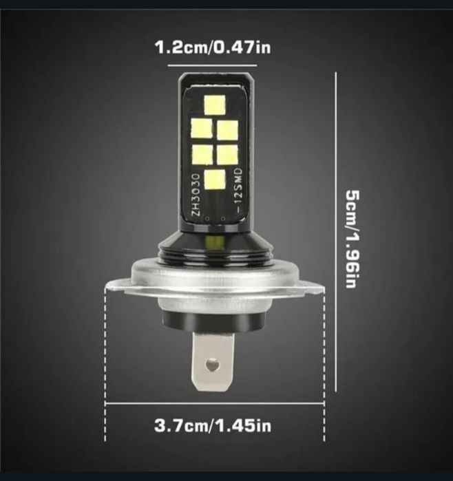 Lâmpadas car H7 led