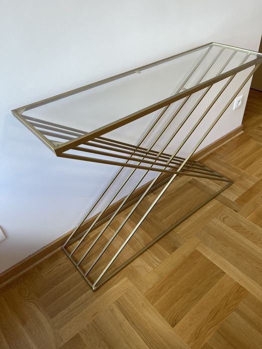Konsola metal +szklo
