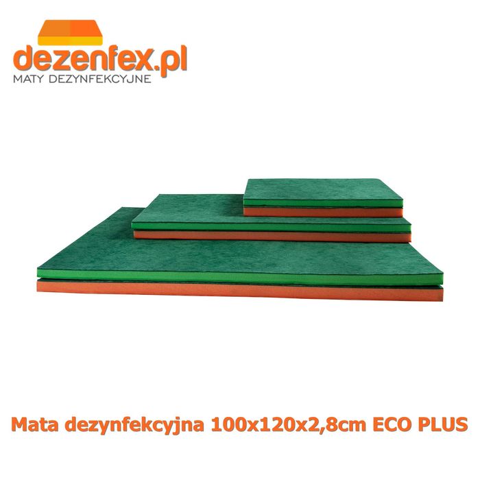Maty;mata dezynfekcyjna;do dezynfekcji 100x100x2,8cm DO NIECEK /