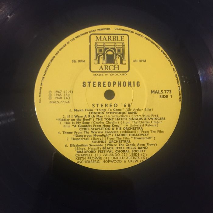 Disco Vinil Stereo 68