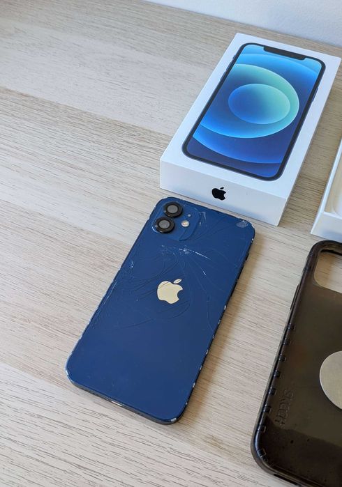 iPhone 12 128GB Funcionando Perfeitamente – Traseira Rachada