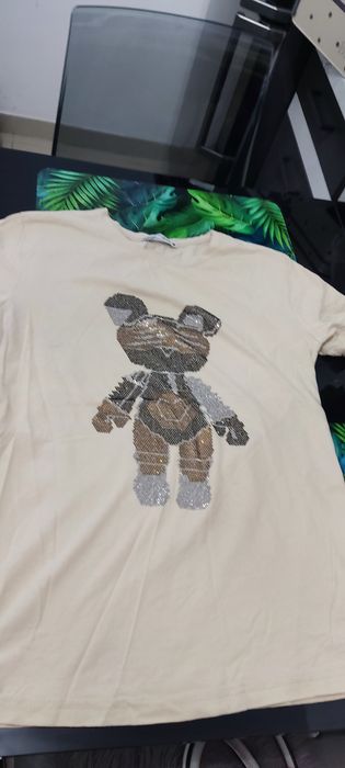 Bluzka beżowa z misiem Kataliński