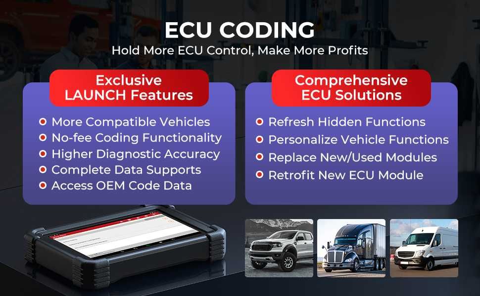 Máq. Diagnostico Auto - Launch x431 Pro3 Apex - Nova Garantia 5anos