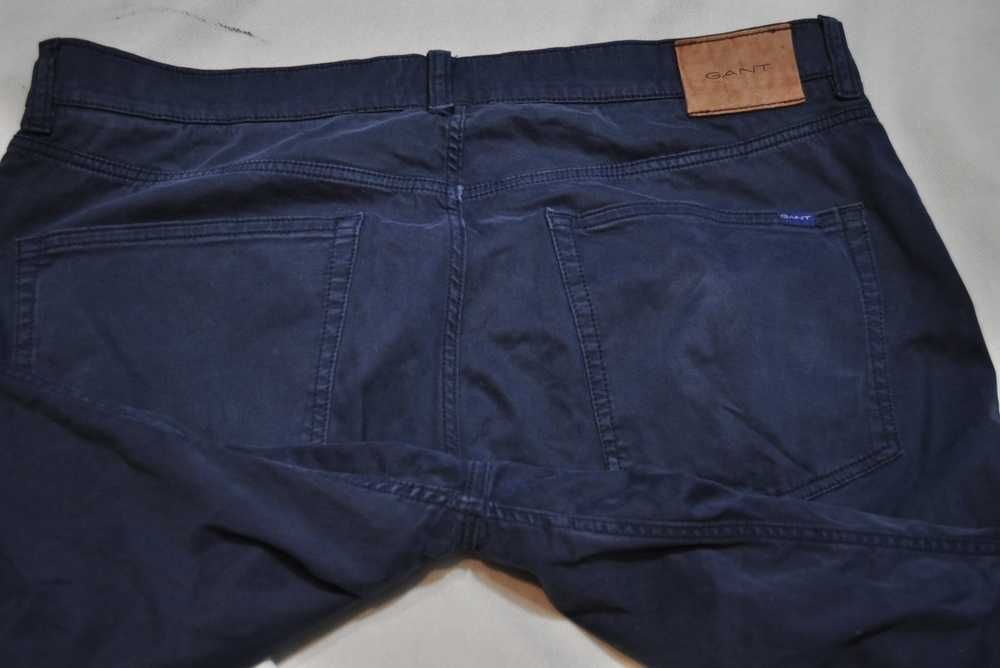 GANT HAVES Slim L 96cm 36/32 męskie spodnie jeansowe slim stretch s9v