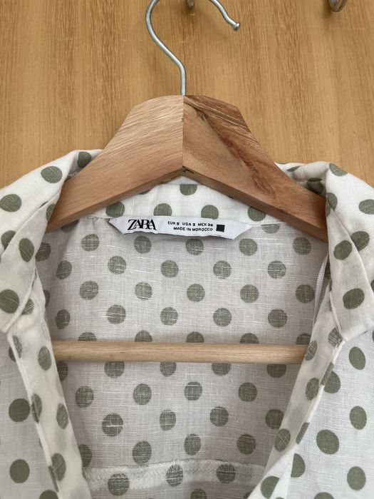 Camisa da Zara em linho e algodão