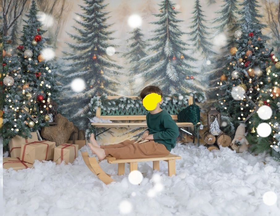 Fundo fotográfico (Cenário de natal) Fotografia