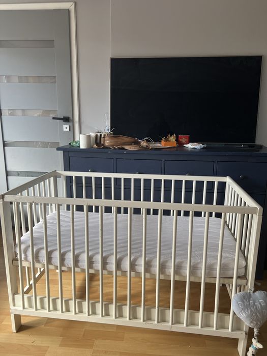 Łóżeczko dziecięce IKEA Gulliver 120x60 + materac