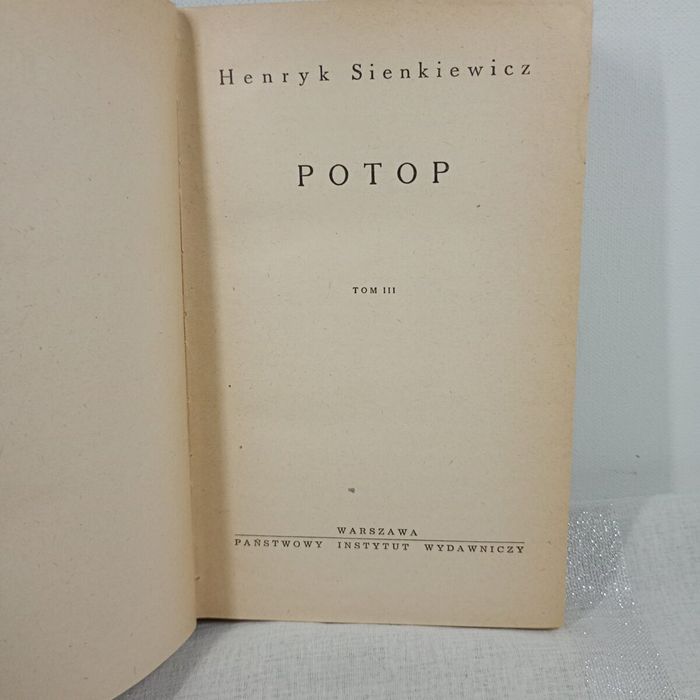 Potom Tom 3. Henryk Sienkiewicz
