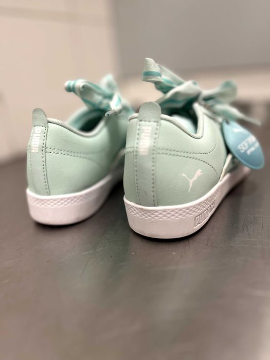 Puma softfoam turkusowe