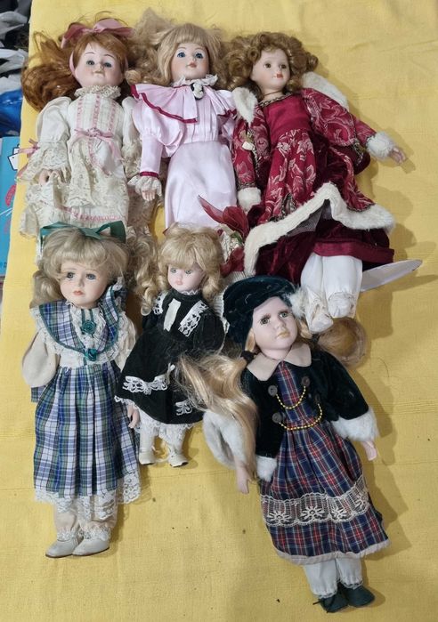 Bonecas Antigas de Porcelana valor cada