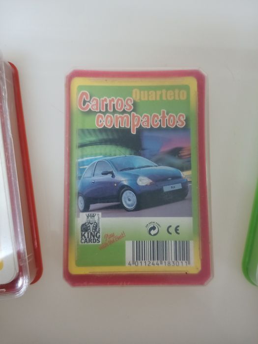 cartas jogo Rua sésamo, carros  - não são majora