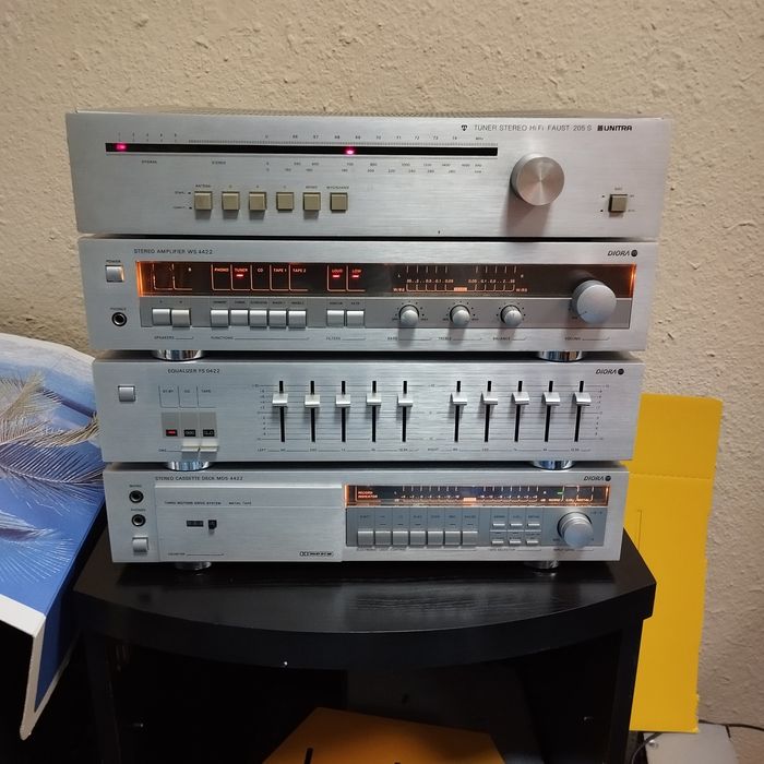 SUPER WIEŻA Stereo DIORA - UNITRA + Gwarancja 2 Lata.