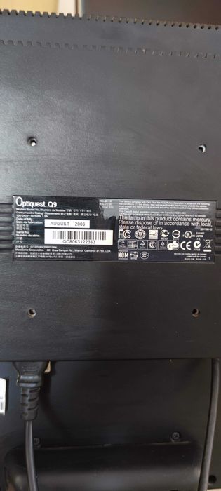 монітор 19 дюймів ViewSonic Optiquest Q9 (модель VS11455)