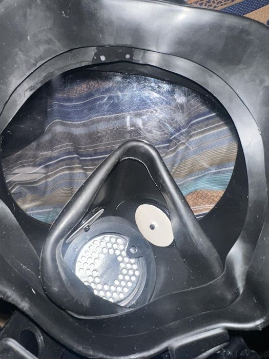 Протигаз / повнолицева маска ПАТРІОТ (без фільтра) + сумка + рідина