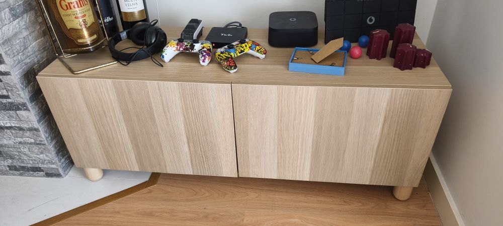 Móvel Besta, baixo, carvalho