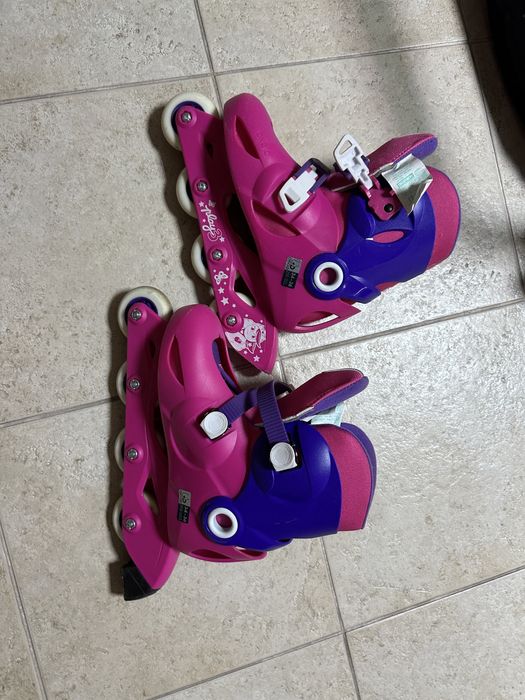 Patins em linha menina Oxelo Play 3 - tamanho 34-36