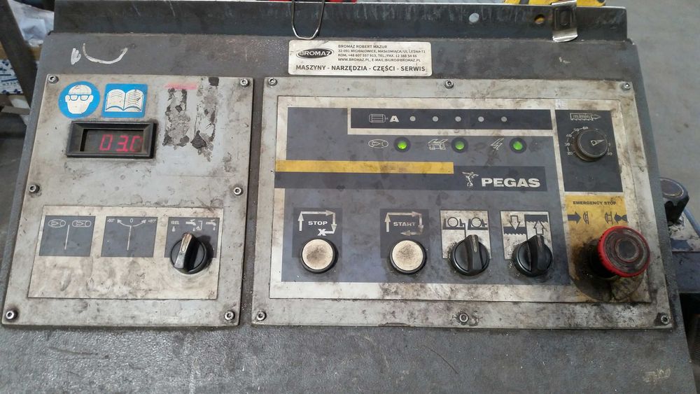 Części, serwis przecinarek, pił taśmowych BOMAR, Pegas, Pilous, Imet