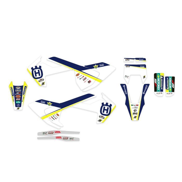 kit autocolantes blackbird replica trophy 20 husqvarna fe/te/tc