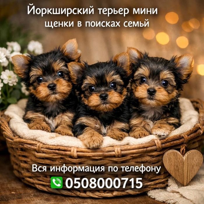 Йоркширский терьер мини