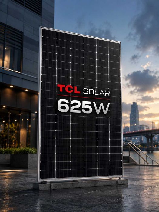 ОПТ сонячні панелі, батареї TCL SOLAR HSM-ND66-GR 625W bifacial Солнечные панели, батареи