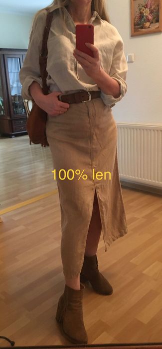 Spódnica-100% len