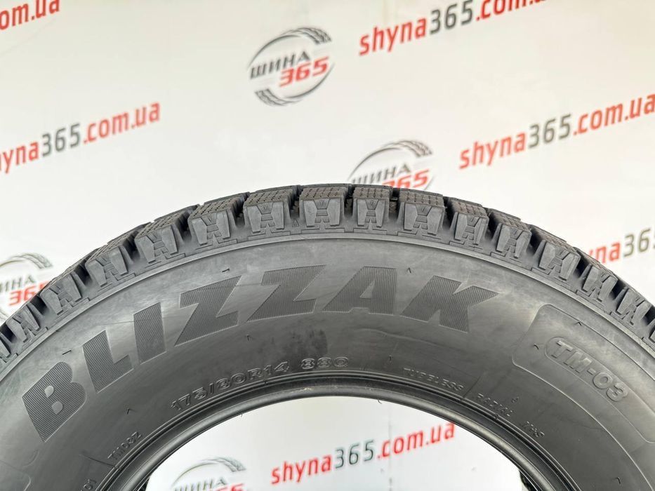175/80 r14 bridgestone blizzak tm-03 8mm шини бу зима