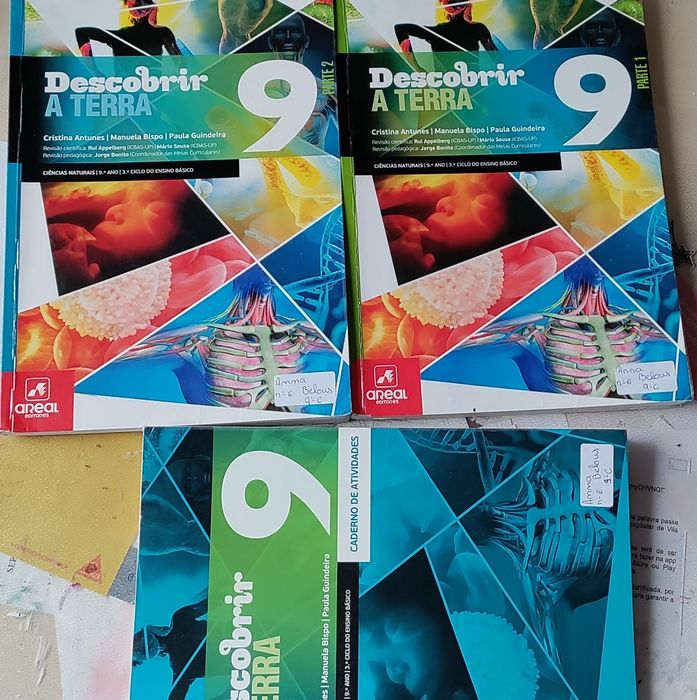 Livros escolares 9 ano
