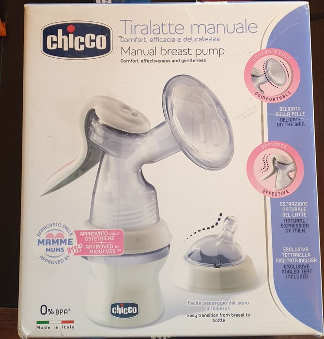 Chicco Tiralatte manuale. Ręczny odciągacz pokarmu+GRATIS