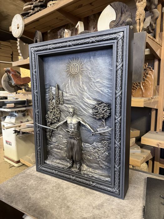 Авторська рельєфна картина "Баланс сили"