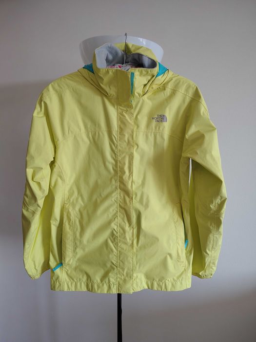 Куртка ветровка мембрана North Face HyVent XS желтая